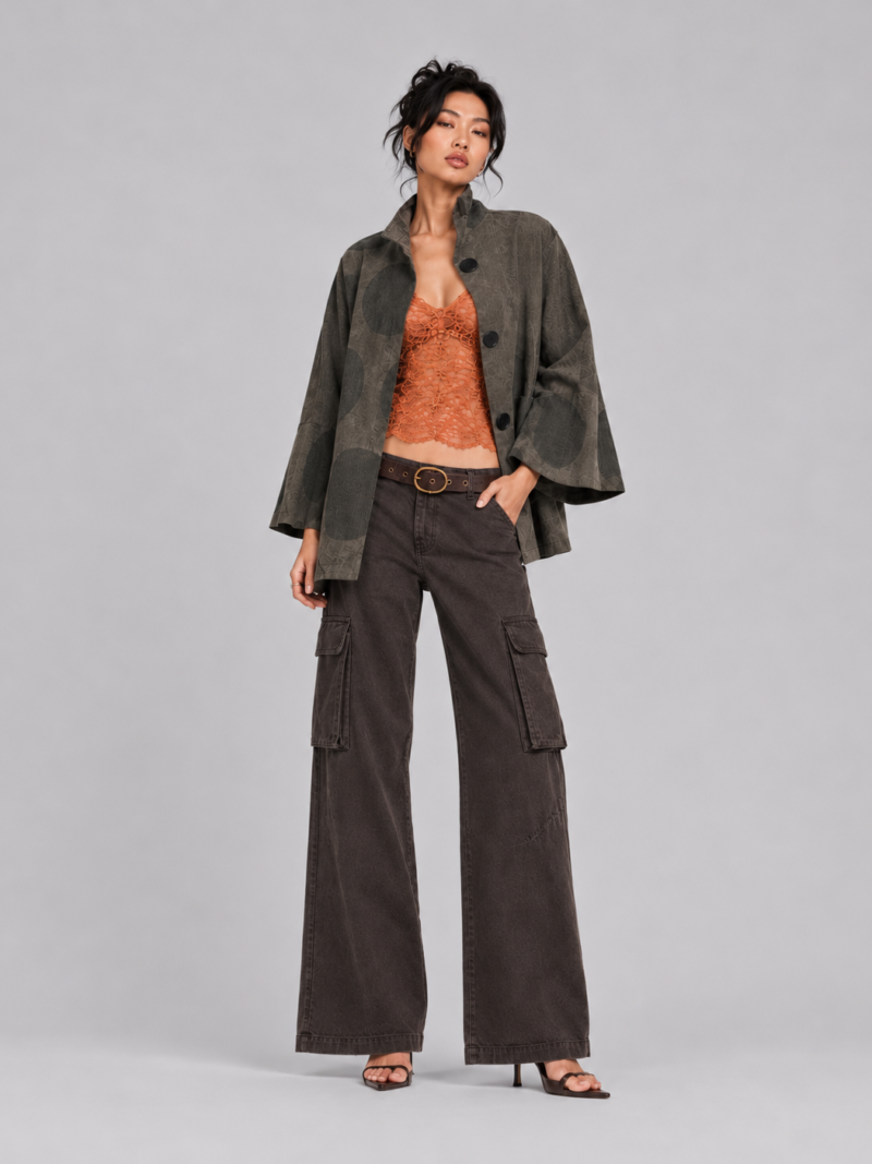 Dark Green Layering Coat